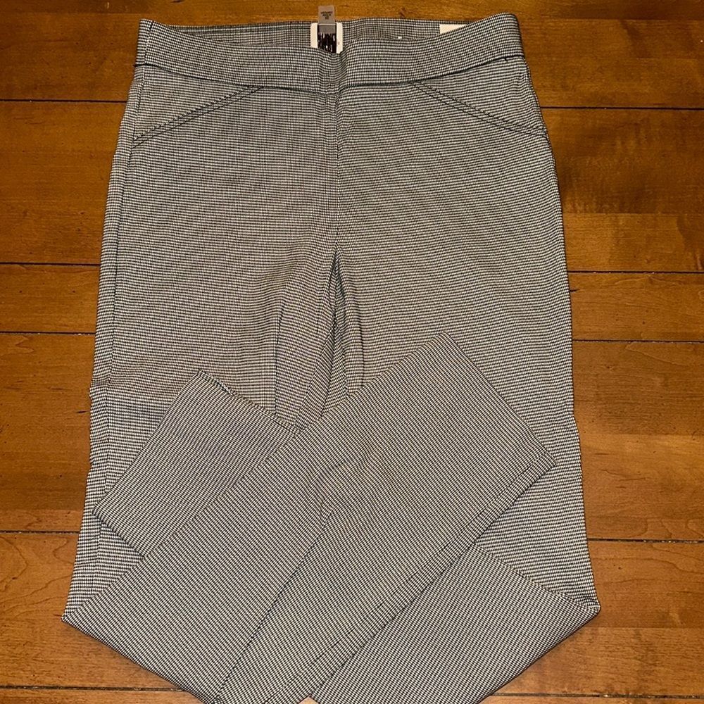 Anne Klein houndstooth work pants